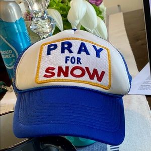 Aviator Nation Pray for Snow vintage trucker hat